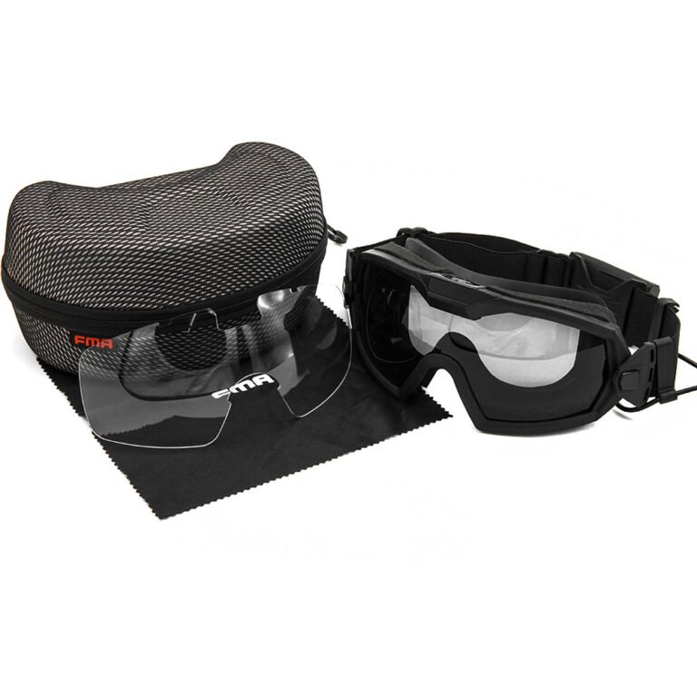 Oculos Goggle c/ cooler 2 lentes Anti Embaçante Preto - FMA - Image 2