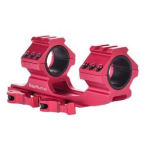 Mount Engate Rápido para Luneta Trilho 22mm Vermelho - Hit Airsoft Brasil