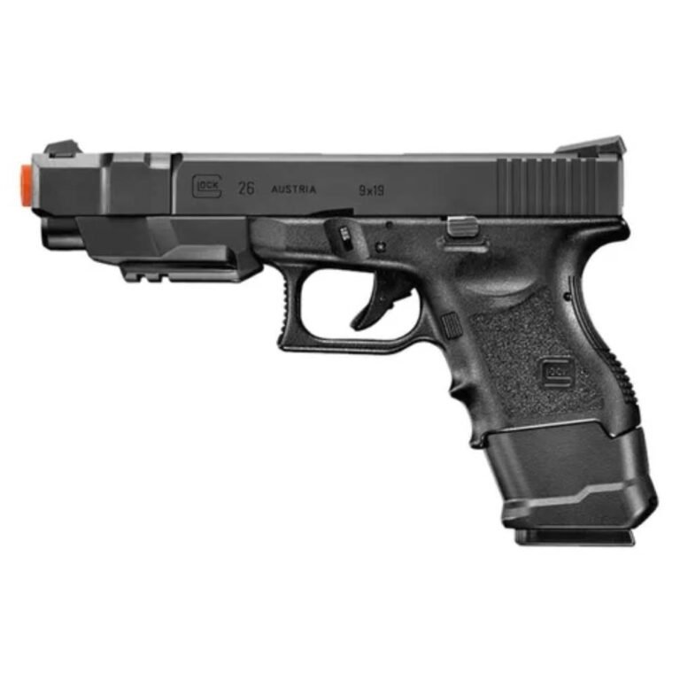 Pistola Airsoft GBB Glock G26 Advanced Black Blowback - WE