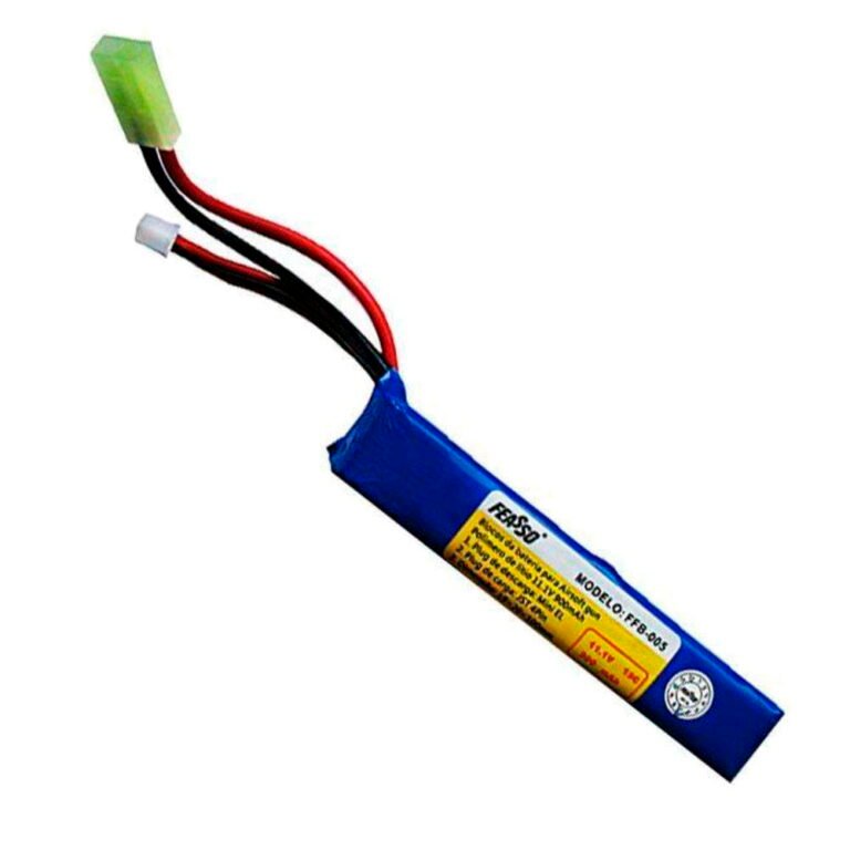 Bateria LiPo Airsoft 11.1V 900mAh 15C FFB-005 - Feasso - Hit Airsoft Brasil