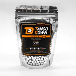 BBs Bolinhas Premium Airsoft 6mm 0,48g 500 Unidades - Tango Down - Hit Airsoft Brasil