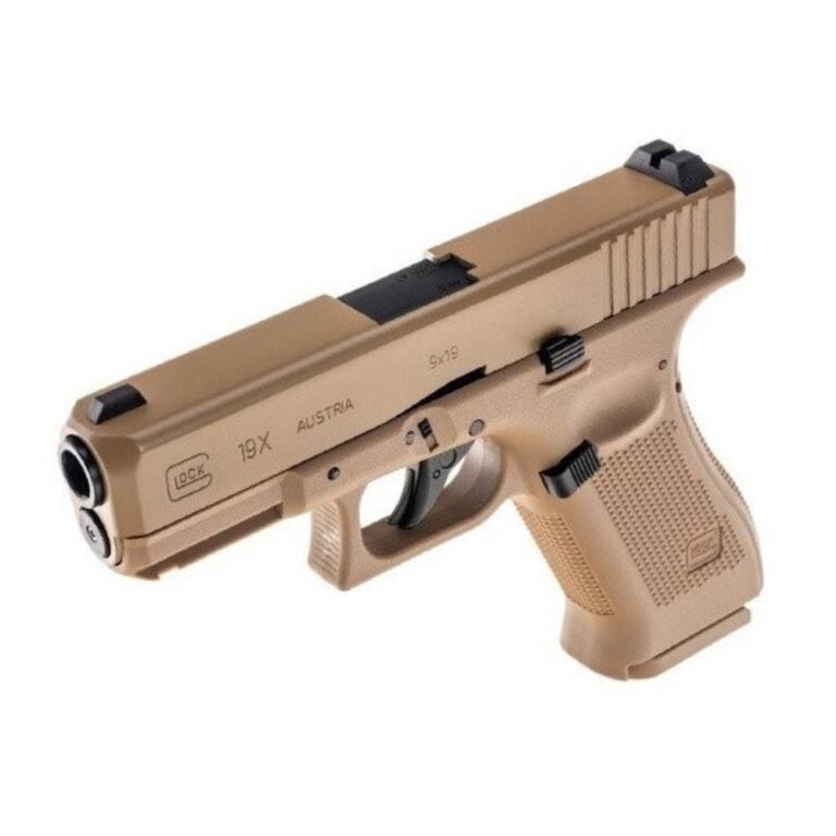 Pistola Airgun CO2 Glock G19x Tan Blowback 4,5mm - Umarex - Image 3