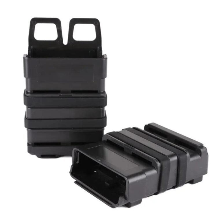 Porta Magazine Rigido Preto M4 Airsoft Duplo Molle - Image 3