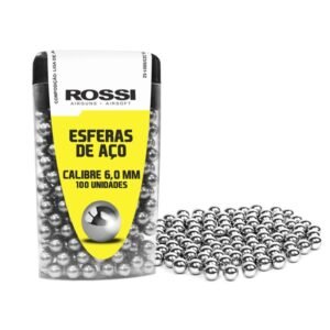 Esfera de Metal Airgun 6mm 100un - Rossi