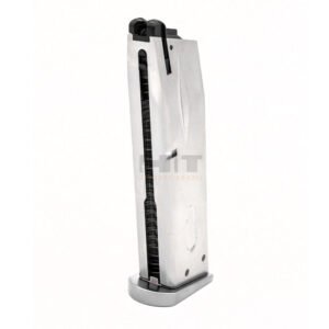 Magazine Airsoft GBB M92 Chrome 24Rds - WE - Hit Airsoft Brasil