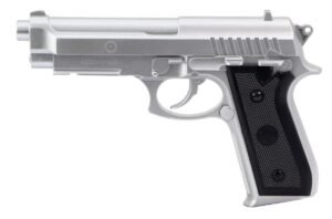 Pistola Airsoft NBB CO2 PT92 Silver Slide Fixo - Cybergun