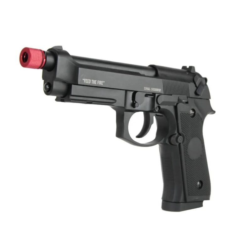 Pistola Airsoft GBB M92 Savage Blowback + Maleta Carry - TAG - Image 2