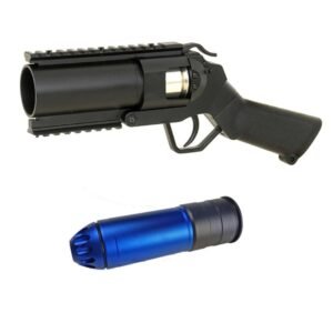 Kit Lançador de Granada Airsoft Short Pistol + Granada M203 - Cyma