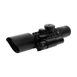 Mira Holográfica ACOG 3-10x42 com Laser Integrado 22mm - Hit Airsoft Brasil