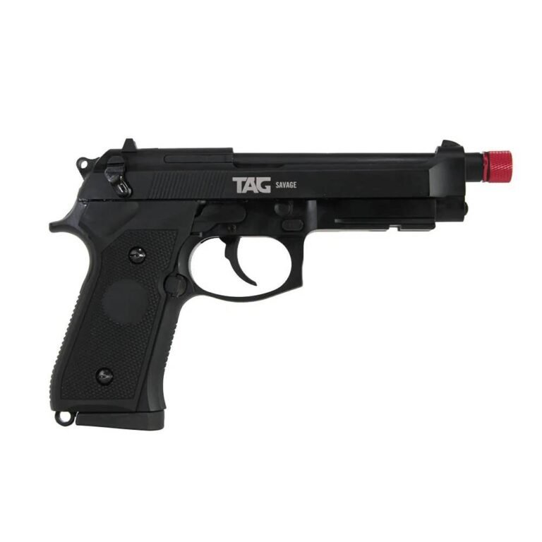 Pistola Airsoft GBB M92 Savage Blowback + Maleta Carry - TAG - Image 3