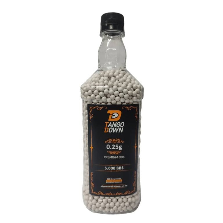 BBs Bolinhas Premium Airsoft Tango Down 0,25g 5000un - Hit Airsoft Brasil