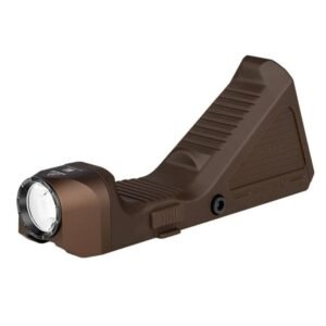 Front Grip Angular com Lanterna Olight 1450 Lumens Tan 20/22mm - Hit Airsoft Brasil