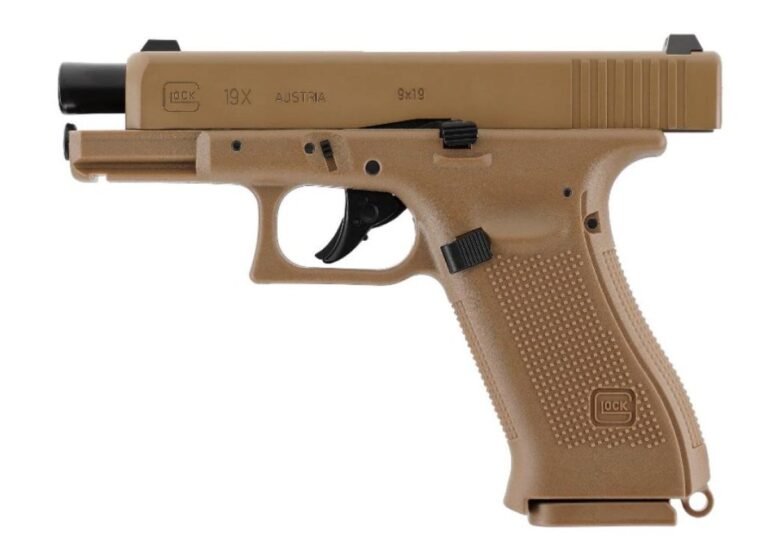 Pistola Airgun CO2 Glock G19x Tan Blowback 4,5mm - Umarex - Image 2