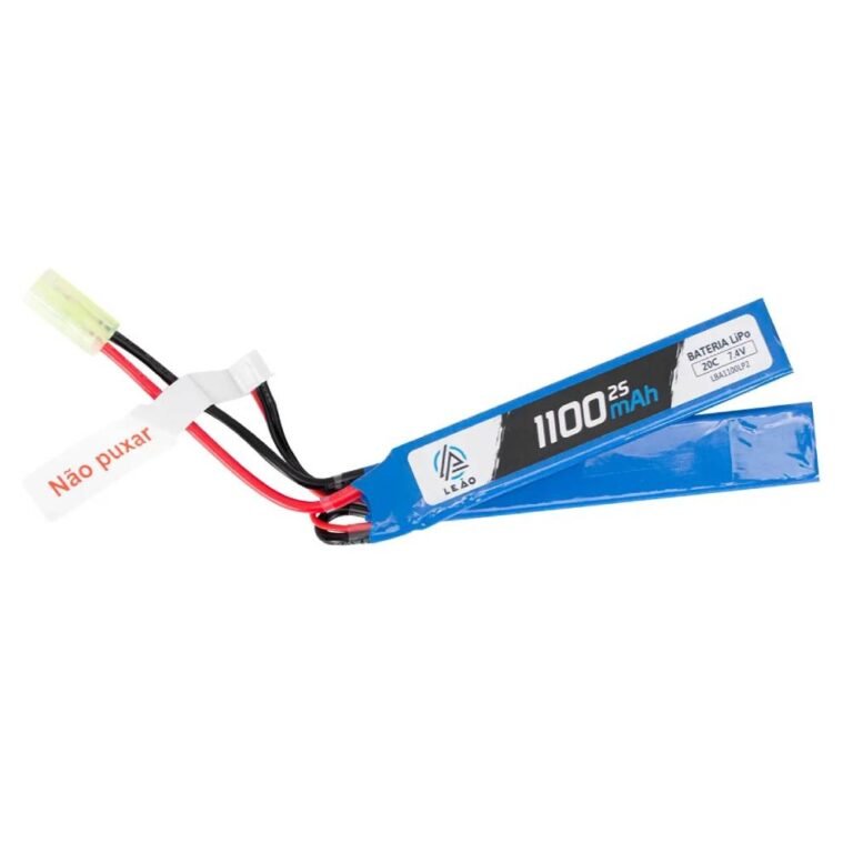 Bateria Lipo 7.4V 1100mAh 20C Airsoft - Leão Modelismo