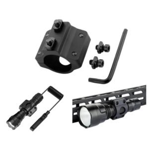 Suporte Mount para Lanterna 25.4mm M-LOK Airsoft - Hit Airsoft Brasil