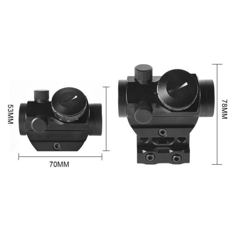 Mira Holográfica Red Dot Airsoft Mod. T1 Com Elevação 22mm - Image 2