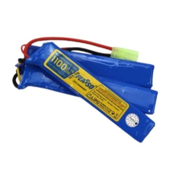 Bateria de LiPo Airsoft 11.1v 1100mah 20C FFB-018 - Feasso - Image 2