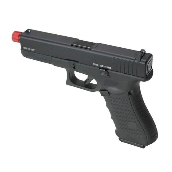 Combo Pistola Airsoft GBB Glock G17 Raven + Gas BBs e Case - Image 5