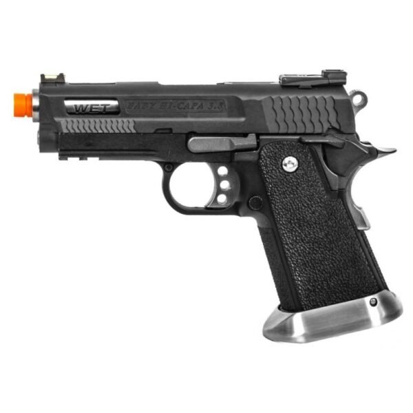 Airsoft Pistola GBB Hi Capa 3.8 Brontosaurus Black - WE