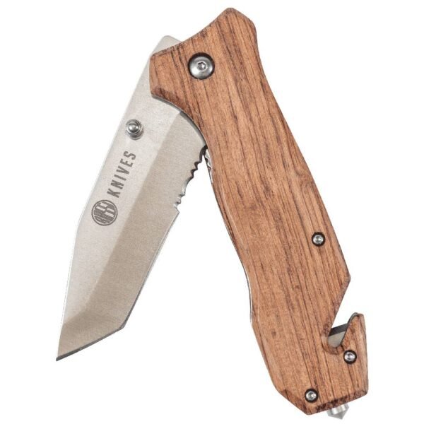 Canivete Tático Jararaca Inox 420 F067 LRW - Rossi - Hit Airsoft Brasil