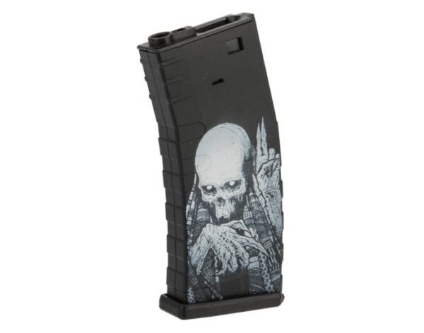 Magazine Airsoft AEG M4 Mid Cap 130rds Reaper - APS - Hit Airsoft Brasil