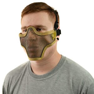 Máscara Meia Face Telada para Airsoft - Hit Airsoft Brasil 