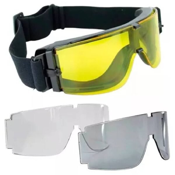 Óculos de Proteção Airsoft 03 Lentes - Rossi - Imagem 2