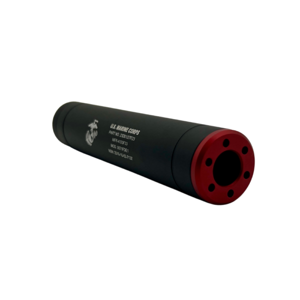 Silenciador e protetor de cano Ø28x150mm Rosca Esquerda - Imagem 2