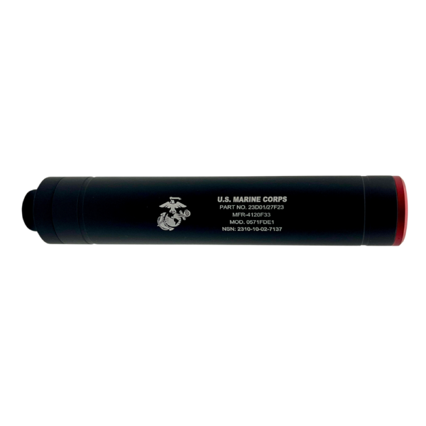 Silenciador e Protetor de Cano Ø28x150mm Rosca Esquerda - Infinity - Hit Airsoft Brasil
