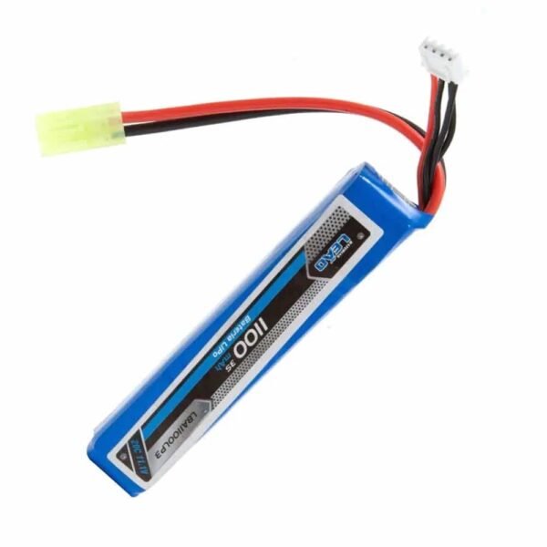 Bateria LiPo 11.1v 1100mAh 3S 20/40C (1 Pack) Leão Modelismo - Imagem 2