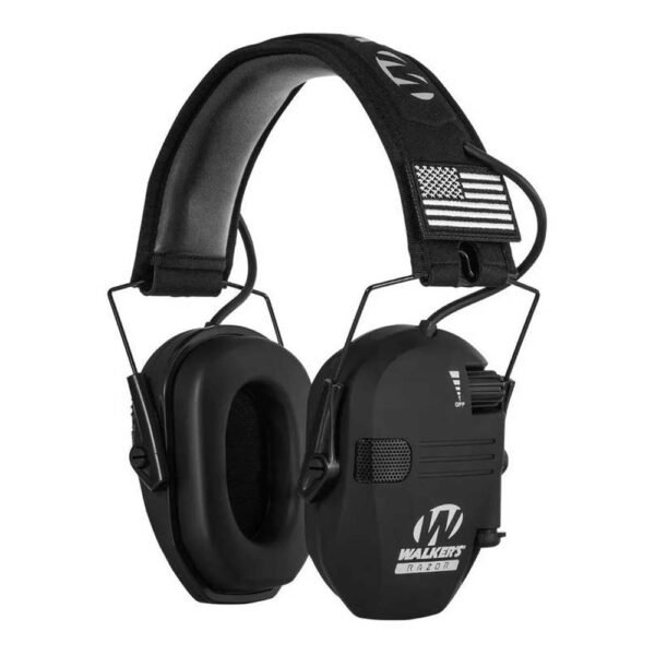 Abafador Auricular Eletronico Walkers Razor Preto