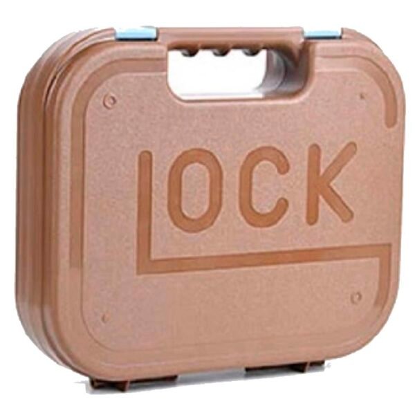Case maleta Rigida Tan Licenciada p/ Pistola Glock - Wadsn