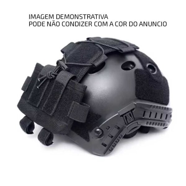 Bolsa de Bateria MK2 p/ Capacete Tatico Fast Multicam Black - Imagem 3