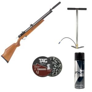 Kit Carabina PCP PR900W G2 5,5mm + Chumbinho + Bomba Manual + Desengripante – Hit Airsoft Brasil