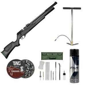 Kit Carabina PCP T-Rex 5,5mm + Chumbinho + Bomba Manual + Kit Limpeza + Desengripante – Hit Airsoft Brasil