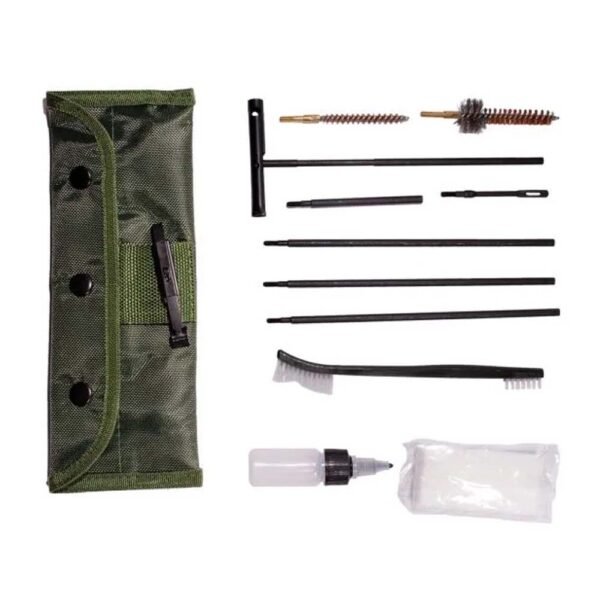Kit de Limpeza FXR 10 Peças p/ Fuzil e Carabinas Calibres 5,5mm / .22 / 5.56 / .223 – Hit Airsoft Brasil