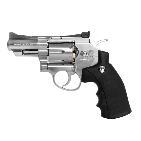 Kit Revolver de Airgun 708s 2'' Co2 4,5mm + Esferas + CO2 + Silicone - Image 2