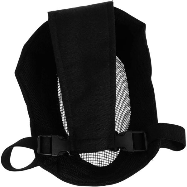 Máscara de Proteção Airsoft Preta Full Face Esgrima - Imagem 2