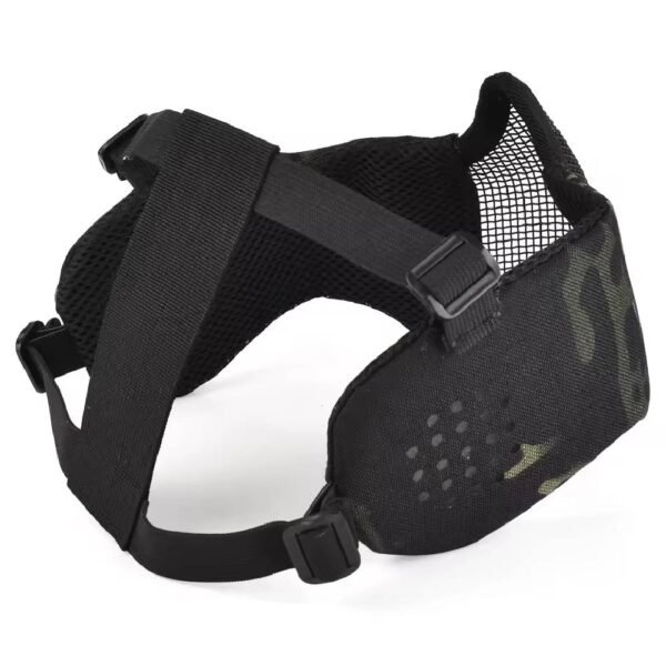 Mascara Proteção Airsoft Meia Face Confort Multicam Black - Imagem 4