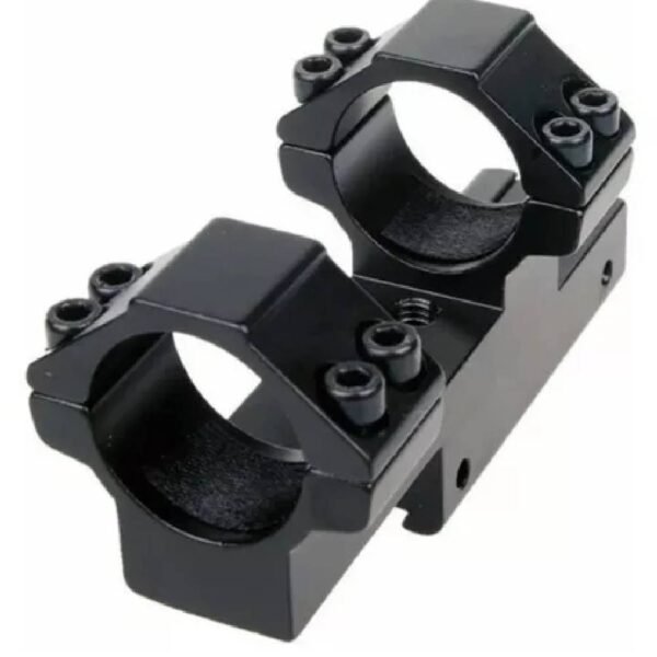 Mount com Impacto para Luneta Trilho 11mm 25/30mm - Rossi | Hit Airsoft Brasil