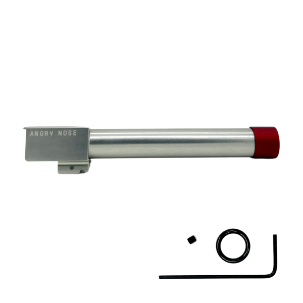 Outer Barrel Fixo Cinza Prata Classic Glock G17/G18C GBB Airsoft