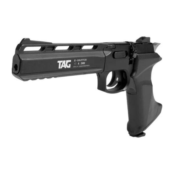 Pistola Airgun CO2 Raphtor 4,5mm + Maleta + Chumbinho + CO2 - Image 3
