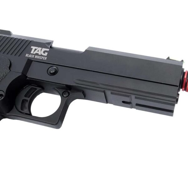 Pistola Airsoft GBB Hi Capa 4.3 Black Whisper Full Metal  Blowback - TAG - Imagem 4