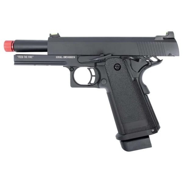 Pistola Airsoft GBB Hi Capa 4.3 Black Whisper Full Metal  Blowback - TAG - Imagem 2