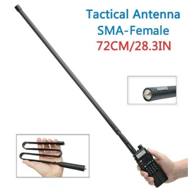Antena Dobrável 72cm Alto ganho p/ Rádio Baofeng - Image 3
