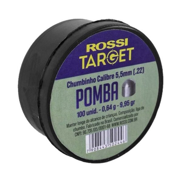Chumbinho Target Pomba 5,5mm 100un - Rossi - Image 3