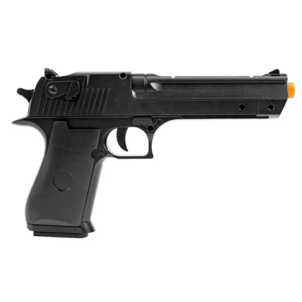 Kit Pistola Airsoft Spring (Mola) Desert Eagle + BBs + Alvos - Image 2