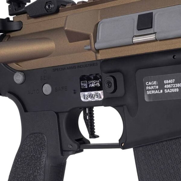 Rifle Airsoft AEG M4 SA-E23 RRA Chaos Bronze EDGE 2.0 Gat. Eletr. GATE - Specna Arms - Imagem 6