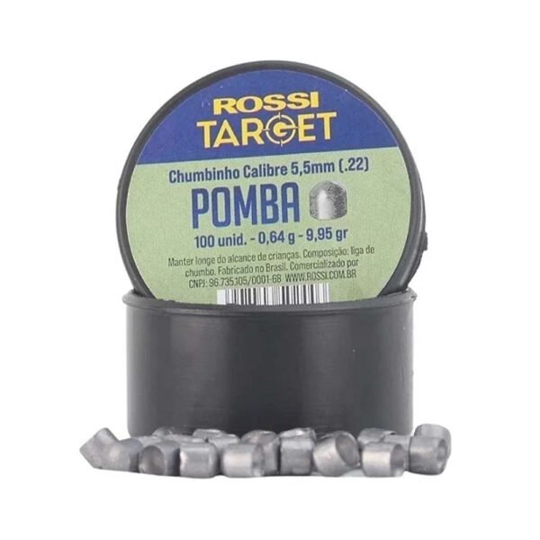 Chumbinho Target Pomba 5,5mm 100un - Rossi