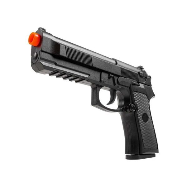 MegaKit Pistola Airsoft PT92 V21 Spring (mola) + Case + Esferas + Alvos - Imagem 3